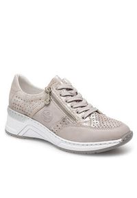 Rieker Sneakersy N4327-80 Srebrny. Kolor: srebrny. Materiał: syntetyk #6