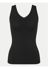 Triumph Top Sense Of Modal 10224796 Czarny Slim Fit. Kolor: czarny. Materiał: syntetyk #3