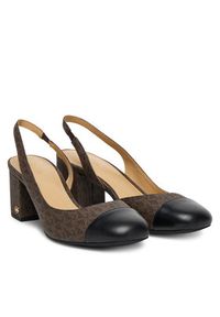 MICHAEL Michael Kors Czółenka Perla Flex 40T5PLMP2B Brązowy. Kolor: brązowy. Materiał: skóra #2