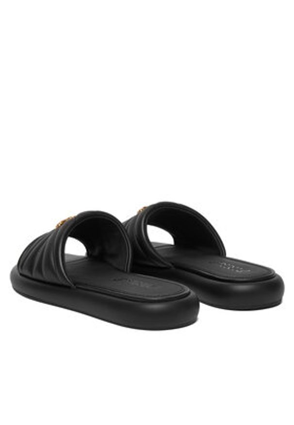 Pinko - PINKO Klapki Fiona 03 SD0525 P003 Czarny. Kolor: czarny. Materiał: skóra