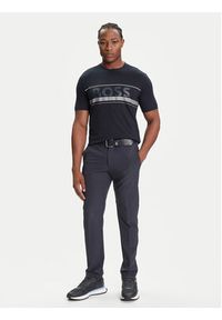 BOSS T-Shirt Iconic Zone 50550113 Granatowy Regular Fit. Kolor: niebieski. Materiał: bawełna #3