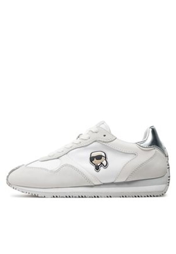 Karl Lagerfeld - KARL LAGERFELD Sneakersy KL63930N Biały. Kolor: biały. Materiał: materiał