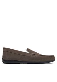 Geox Mokasyny U Ascanio U450WB 00022 C1018 Szary. Kolor: szary. Materiał: zamsz, skóra #1