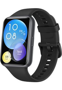 HUAWEI - Smartwatch Huawei Watch Fit 2 Active Czarny (55028894). Rodzaj zegarka: smartwatch. Kolor: czarny