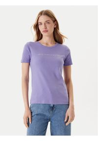 United Colors of Benetton - United Colors Of Benetton T-Shirt 3GA2E16A2 Fioletowy Regular Fit. Kolor: fioletowy. Materiał: bawełna #1