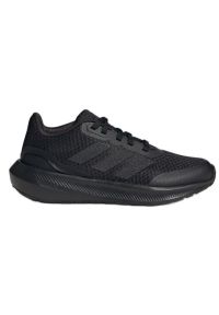 Adidas - Buty adidas Runfalcon 3.0 Jr HP5842 czarne. Okazja: na co dzień. Zapięcie: sznurówki. Kolor: czarny. Materiał: materiał, tkanina, syntetyk, guma. Szerokość cholewki: normalna #1
