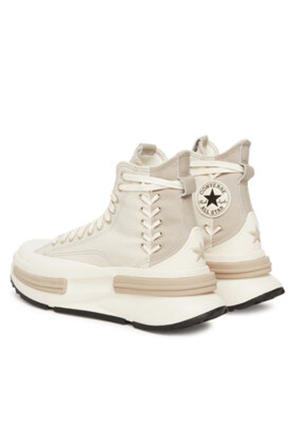 Converse Sneakersy Run Star Legacy Cx Platform Crafted Laces A10654C Beżowy. Kolor: beżowy. Materiał: materiał. Obcas: na platformie. Sport: bieganie
