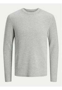 Jack & Jones - Jack&Jones Sweter Perfect 12257771 Szary Regular Fit. Kolor: szary. Materiał: bawełna