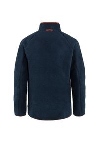 Fjällräven - Kurtka polarowa męska Fjallraven Vardag Pile Fleece. Kolor: niebieski. Materiał: polar