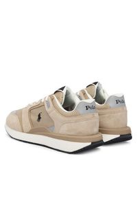 Polo Ralph Lauren Sneakersy 809P01637001 Beżowy. Kolor: beżowy. Materiał: skóra, zamsz #5