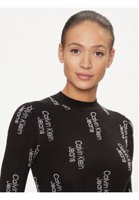 Calvin Klein Jeans Sukienka codzienna J20J222526 Czarny Slim Fit. Okazja: na co dzień. Kolor: czarny. Materiał: lyocell. Typ sukienki: proste. Styl: casual #4
