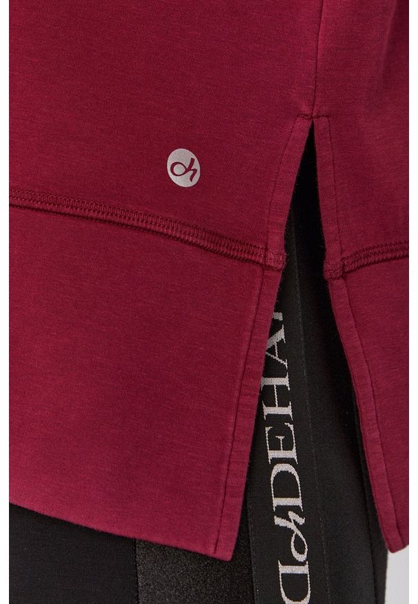 Deha - Bluza. Typ kołnierza: kaptur. Kolor: różowy. Materiał: włókno, dzianina, materiał, syntetyk. Długość rękawa: długi rękaw. Długość: długie