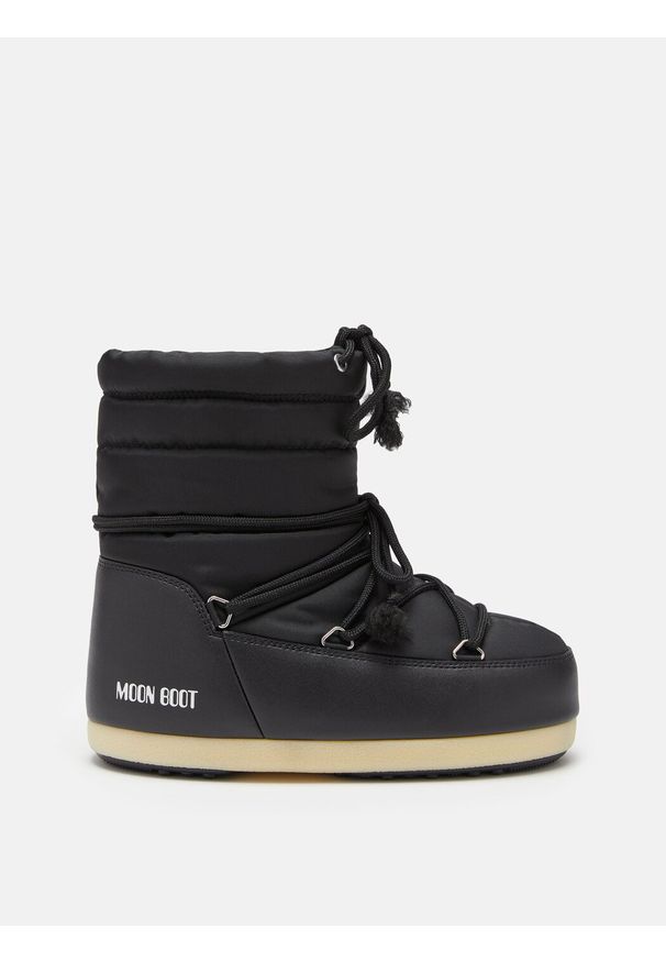 Moon Boot EVX LIGHT NYLON Śniegowce damskie. Kolor: czarny. Materiał: nylon