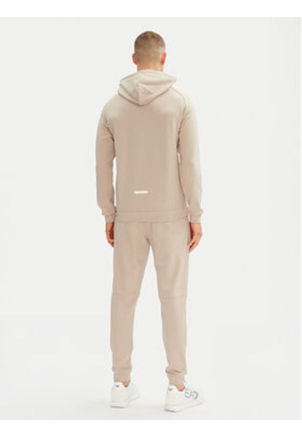 EA7 Emporio Armani Dres 7M000131 AF12501 U6155 Beżowy Regular Fit. Kolor: beżowy. Materiał: syntetyk