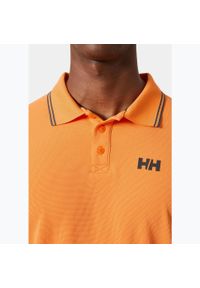 Koszulka polo męska Helly Hansen Kos Polo. Typ kołnierza: polo. Kolor: pomarańczowy