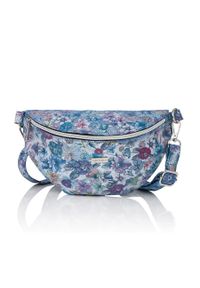 PAOLO PERUZZI - Skórzana saszetka nerka damska Paolo Peruzzi Z-15-E. Wzór: kwiaty, nadruk. Materiał: skórzane #1