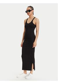 Tommy Jeans Sukienka letnia Racerback DW0DW22329 Czarny Slim Fit. Kolor: czarny. Materiał: bawełna. Sezon: lato #4