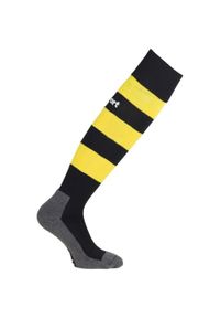 UHLSPORT - Skarpetki Uhlsport Team Pro Essential Stripe. Kolor: czarny, wielokolorowy, żółty. Sport: piłka nożna