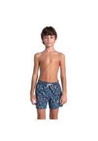 Szorty kąpielówki chłopięce spodenki kąpielowe basen Arena Beach Boxer. Kolor: niebieski #1