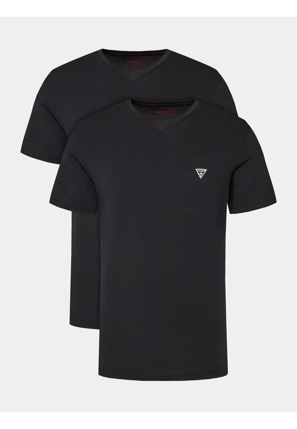 Guess Komplet 2 t-shirtów U97G03 K6YW1 Czarny Regular Fit. Kolor: czarny. Materiał: bawełna