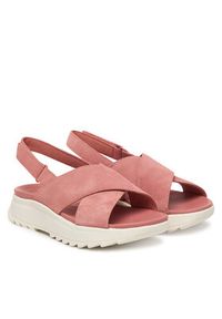 Clarks Sandały DashLite Wish 26186582 Różowy. Kolor: różowy. Materiał: zamsz, skóra #4