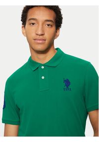 U.S. Polo Assn. Polo MUP3313 Zielony Regular Fit. Typ kołnierza: polo. Kolor: zielony. Materiał: bawełna #3