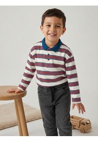 Sinsay - Jeansy jogger z przeszyciami - szary. Kolor: szary