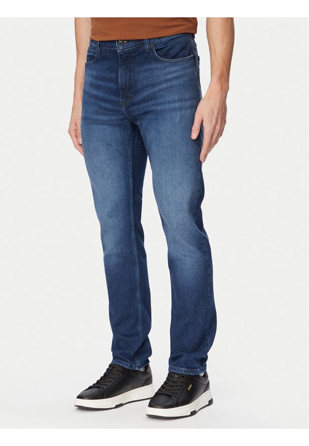 Hugo - HUGO Jeansy 50556089 Granatowy Slim Fit. Kolor: niebieski