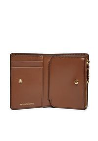 MICHAEL Michael Kors Mały Portfel Damski 32S4G8ED7L Brązowy. Kolor: brązowy. Materiał: skóra