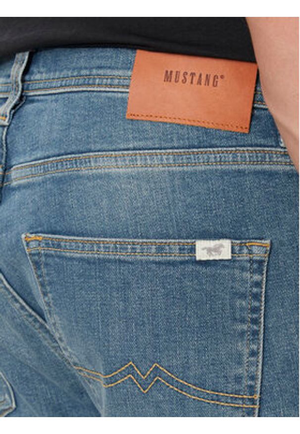 Mustang Jeansy Orlando 1015121 Niebieski Slim Fit. Kolor: niebieski