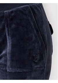 Juicy Couture Spodnie dresowe Del Ray JCAP180 Granatowy Regular Fit. Kolor: niebieski. Materiał: dresówka, syntetyk