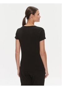 EA7 Emporio Armani T-Shirt 3DTT01 TJFKZ 0200 Czarny Slim Fit. Kolor: czarny. Materiał: bawełna #4