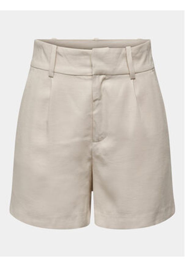 JDY Szorty materiałowe 15295616 Szary Tapered Fit. Kolor: szary. Materiał: materiał, wiskoza