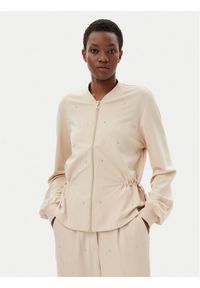 Liu Jo Sport Bluza TA5190 J5942 Beżowy Regular Fit. Kolor: beżowy. Materiał: syntetyk. Styl: sportowy