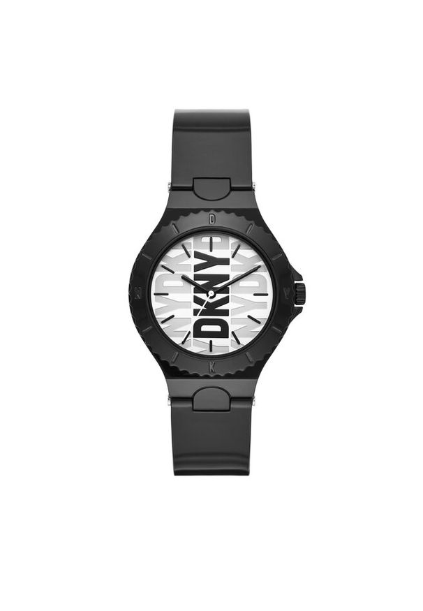 Zegarek DKNY. Kolor: czarny