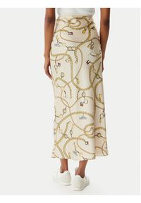Tommy Jeans Spódnica maxi Chain Print DW0DW22298 Beżowy jasny Slim Fit. Kolor: beżowy. Materiał: syntetyk. Wzór: nadruk #4