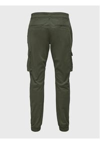 Only & Sons Spodnie materiałowe 22016687 Zielony Tapered Fit. Kolor: zielony. Materiał: bawełna #3