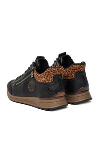 Rieker Sneakersy N1457-00 Czarny. Kolor: czarny. Materiał: syntetyk, materiał #6