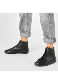 ecco - ECCO Botki Soft 2.0 20652356723 Czarny. Kolor: czarny. Materiał: skóra #2