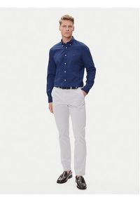 TOMMY HILFIGER - Tommy Hilfiger Koszula MW0MW37550 Granatowy Regular Fit. Kolor: niebieski. Materiał: bawełna