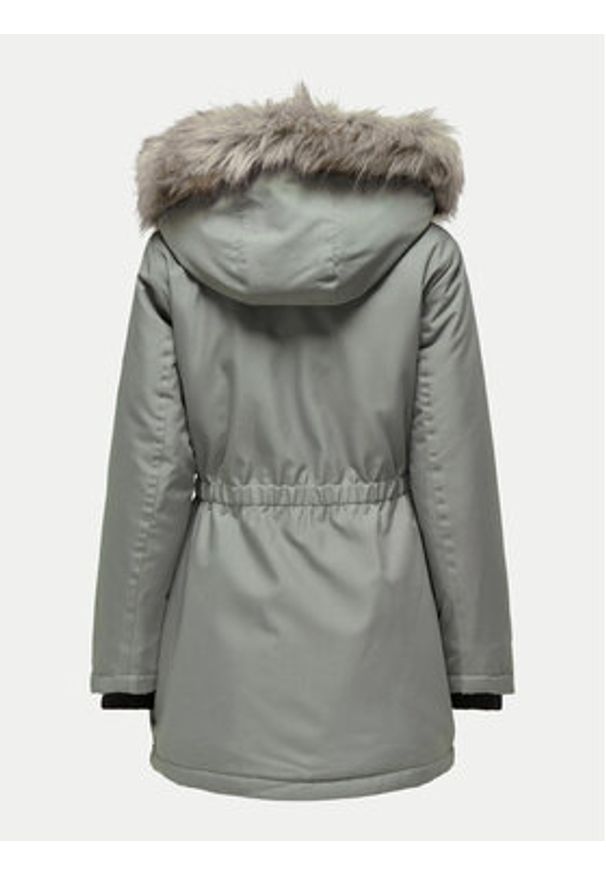only - ONLY Parka Iris 15304625 Zielony Regular Fit. Kolor: zielony. Materiał: syntetyk
