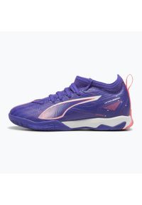 Puma - Buty piłkarskie dziecięce PUMA Ultra 5 Match It + Mid Jr. Kolor: niebieski. Sport: piłka nożna