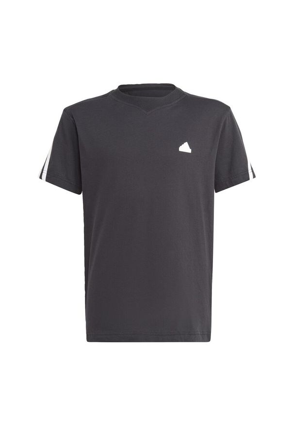 Adidas - Future Icons 3-Stripes Tee. Kolor: czarny, biały, wielokolorowy. Sport: joga i pilates