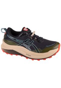 Buty do biegania Asics Trabuco Max 3 1011B800-002 czarne. Zapięcie: sznurówki. Kolor: czarny. Materiał: syntetyk, guma, tkanina