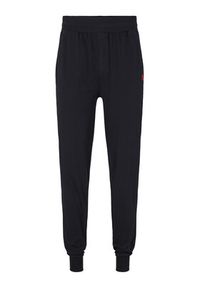 Hugo Spodnie piżamowe Labelled 50478929 Czarny Regular Fit. Kolor: czarny. Materiał: bawełna #3