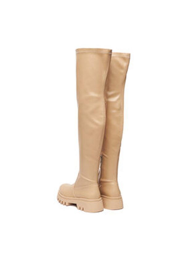 DeeZee Kozaki 13226-7 Beżowy. Kolor: beżowy. Materiał: materiał