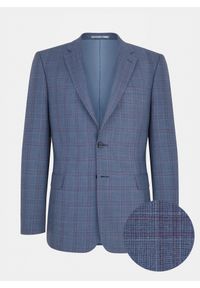 Pako Lorente - Marynarka garniturowa w kratkę P21SP-3G-054-N. Okazja: na co dzień. Materiał: poliester, wełna. Wzór: kratka. Styl: elegancki, casual