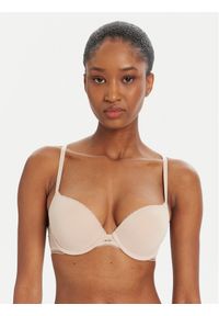 BOSS Biustonosz push-up 50545346 Beżowy. Kolor: beżowy. Materiał: syntetyk. Rodzaj stanika: push-up #1