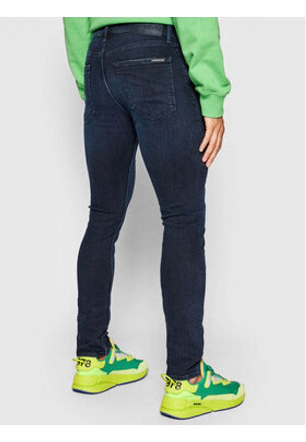 Calvin Klein Jeans Jeansy Skinny Fit J30J314625 Granatowy Skinny Fit. Kolor: niebieski