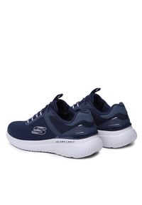 skechers - Skechers Sneakersy Anako 232673/NVY Granatowy. Kolor: niebieski. Materiał: materiał